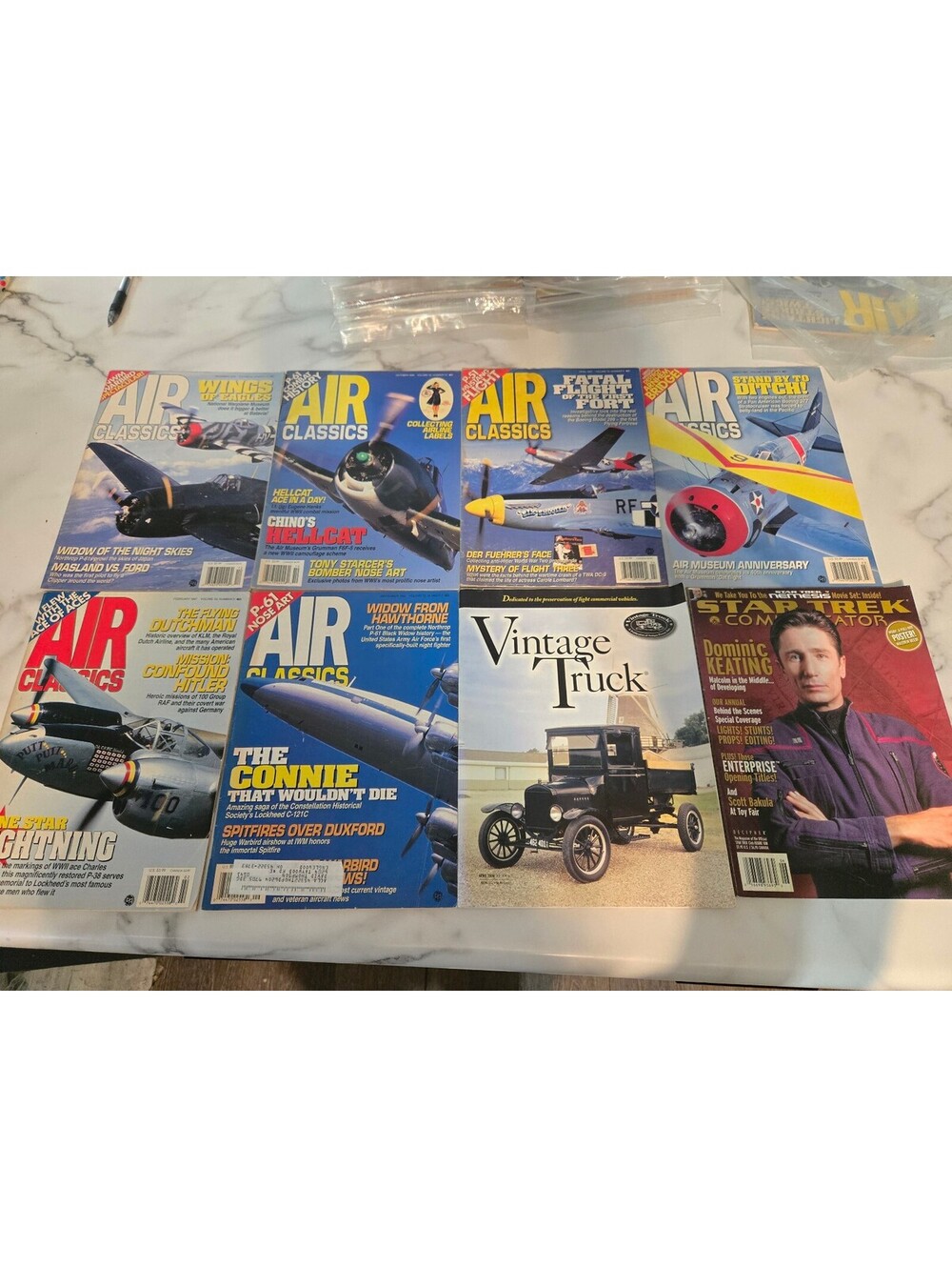 Collection of Vintage Magazines Including Air Classics, Vintage Truck, and StarT